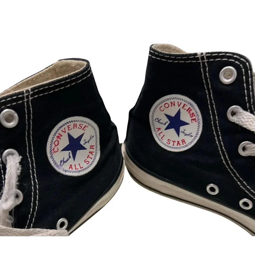 Converse Chucks CTAS Black hi tops kids SZ 13